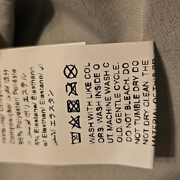 NWT Olive Green and white pullover dress. Women's size Medium. - Picture 10 of 11